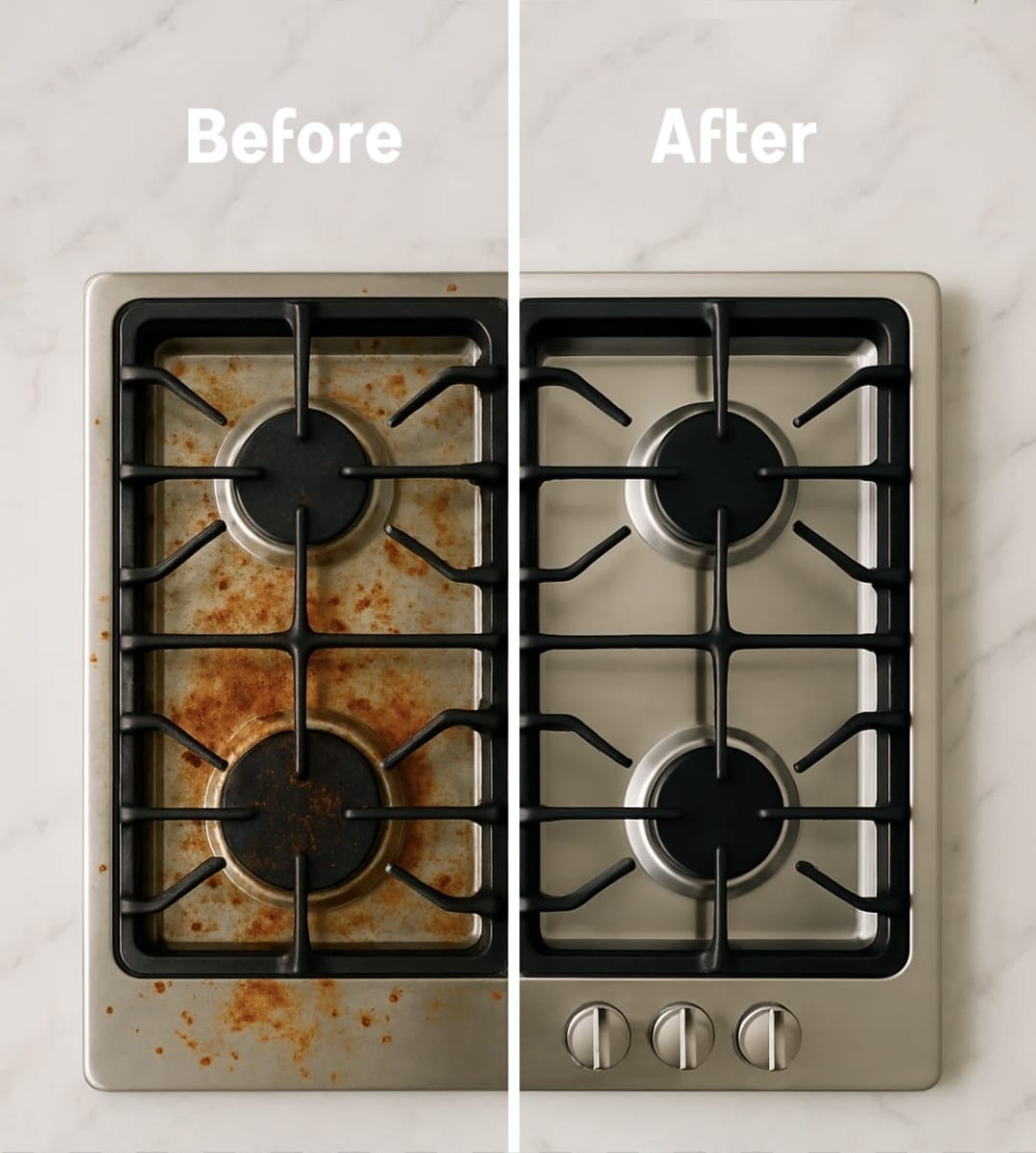 Before after cleaning result 14