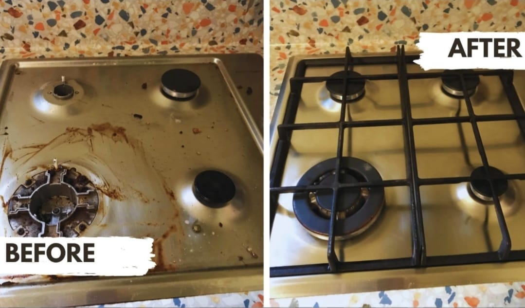 Before after cleaning result 15