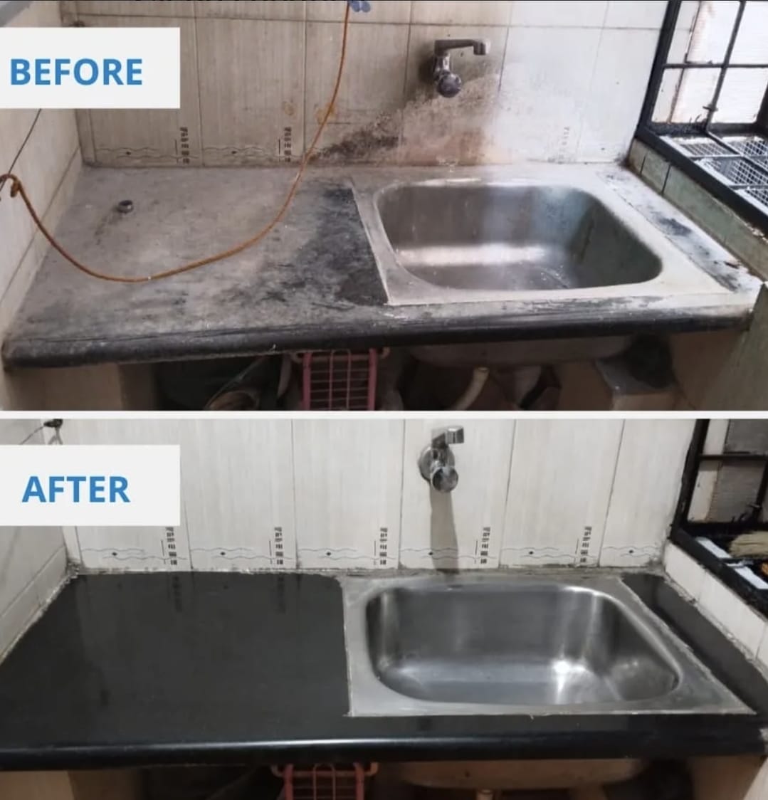 Before after cleaning result 16